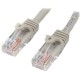 StarTech.com Cable de Red de 7m Gris Cat5e Ethernet RJ45 sin Enganches 45PAT7MGR